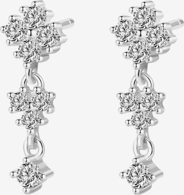 Hey Happiness Ohrringe 'Cascading Blossom' in Silber: Vorderseite