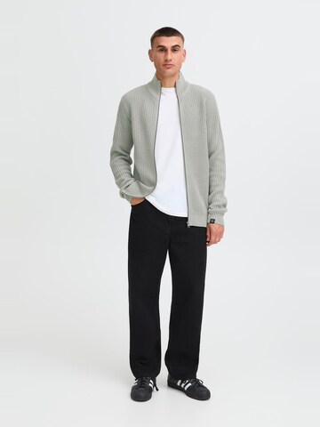 !Solid Gebreid vest 'Arno' in Grijs