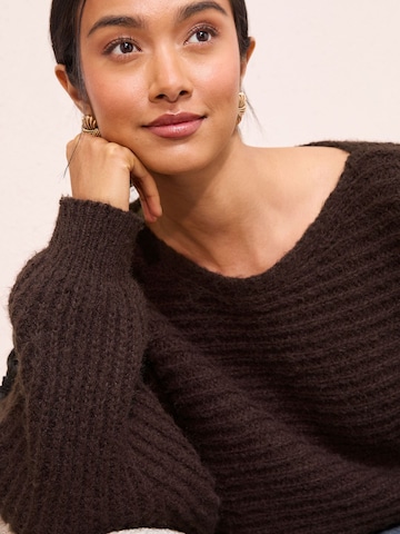 Friends Like These Sweater in Brown