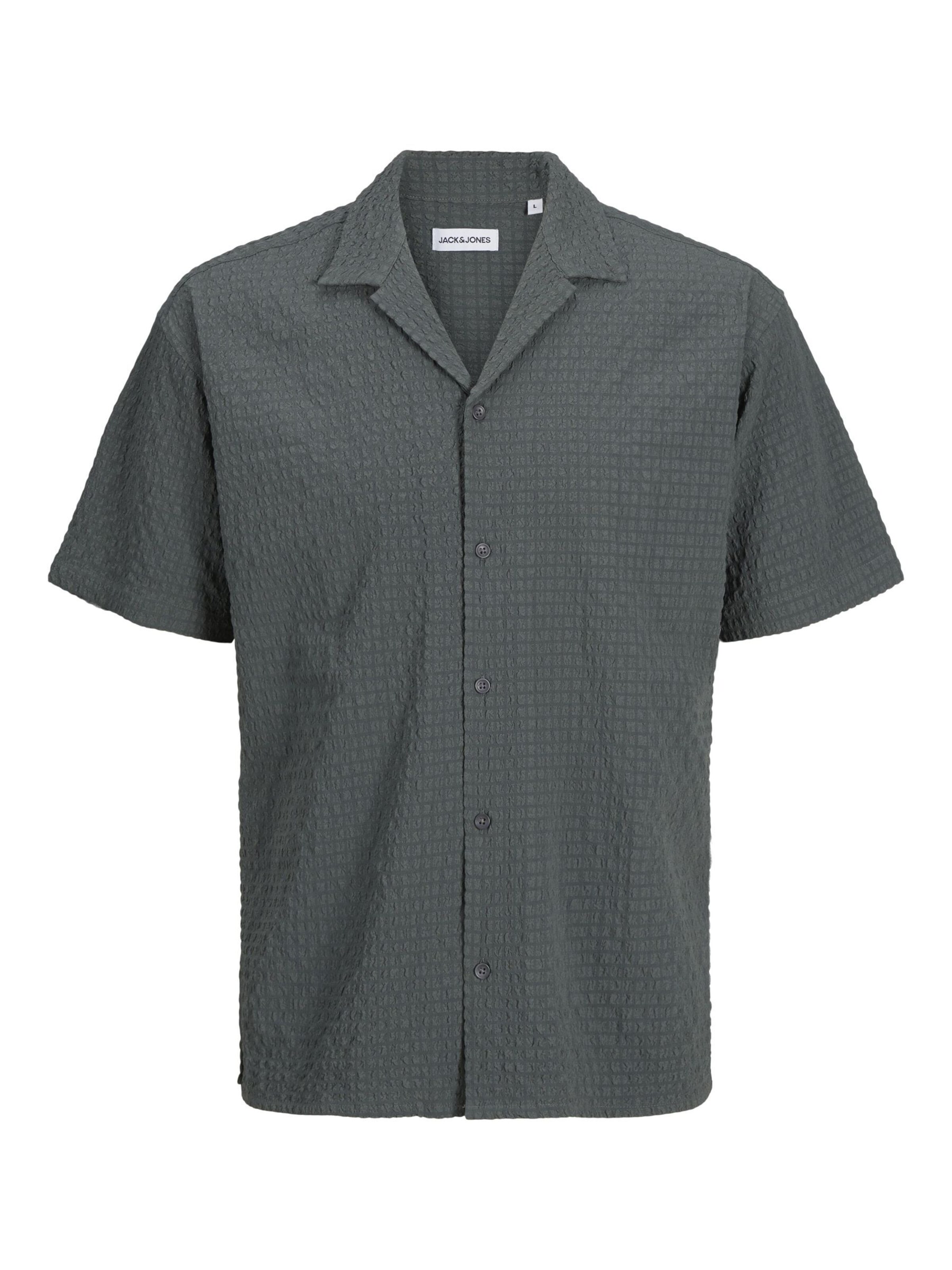 JACK & JONES Comfort fit Overhemd in Groen: voorkant