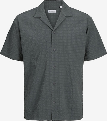 JACK & JONES Button Up Shirt in Green: front