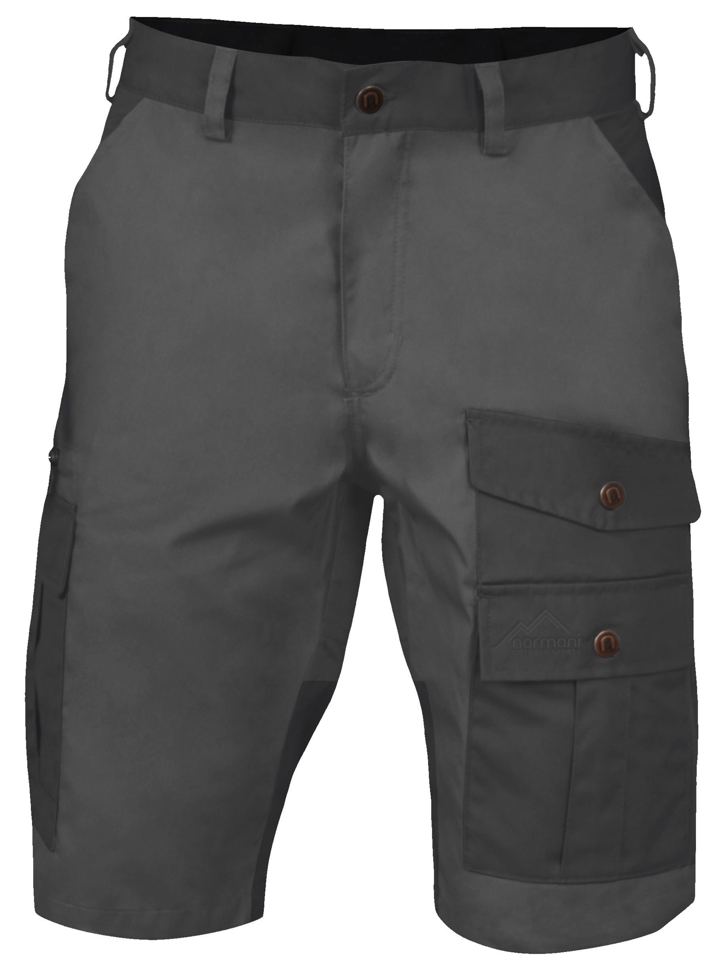 Regular Pantalon outdoor 'Ahvaz' normani en gris : devant