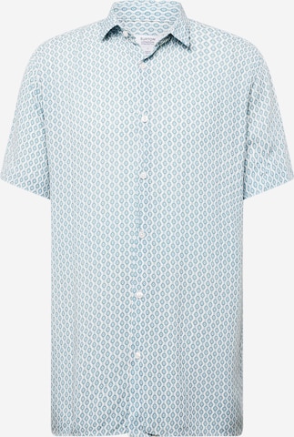 Coupe regular Chemise BURTON MENSWEAR LONDON en bleu : devant