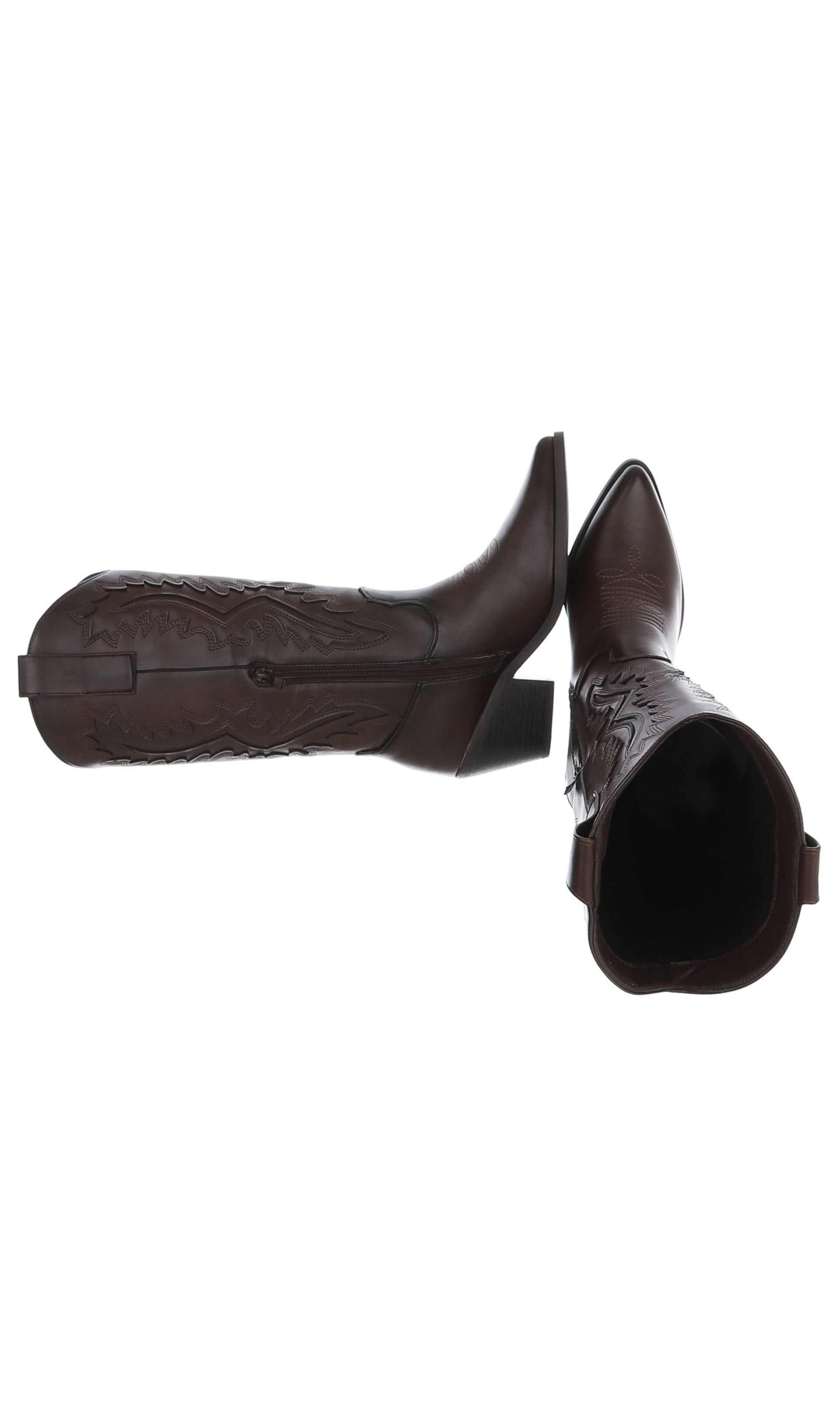 Ital-Design Cowboy Boots in Brown
