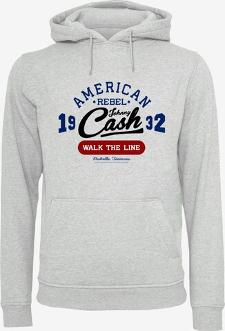 Sweat-shirt 'Johnny Cash' F4NT4STIC en gris : devant