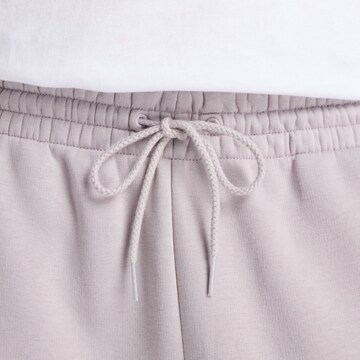 new balance Wide leg Sportbroek 'Trackside Fleece Pant' in Grijs