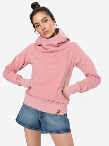 Fli PapiguSweater majica - roza boja: prednji dio