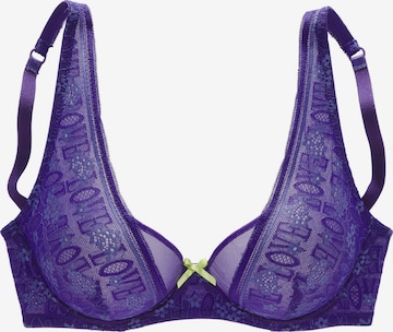 VIVANCE Балконет Бюстгальтер в Синий: спереди