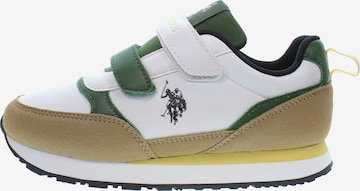 Sneaker di U.S. POLO ASSN. in bianco: frontale