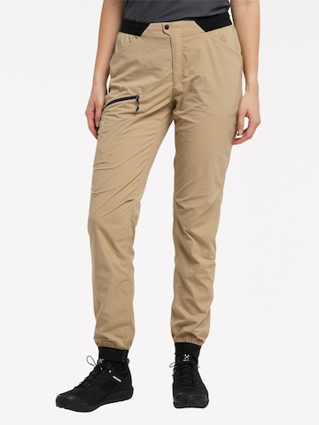 Haglöfs Regular Outdoor Pants 'L.I.M Fuse' in Brown: front