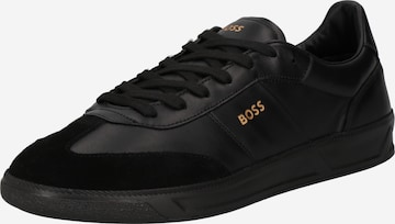 BOSS Black Sneakers laag 'Brandon' in Zwart: voorkant