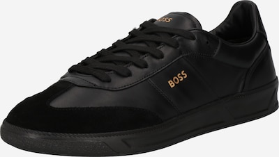 Sneaker low 'Brandon' BOSS Black pe auriu / negru, Vizualizare produs