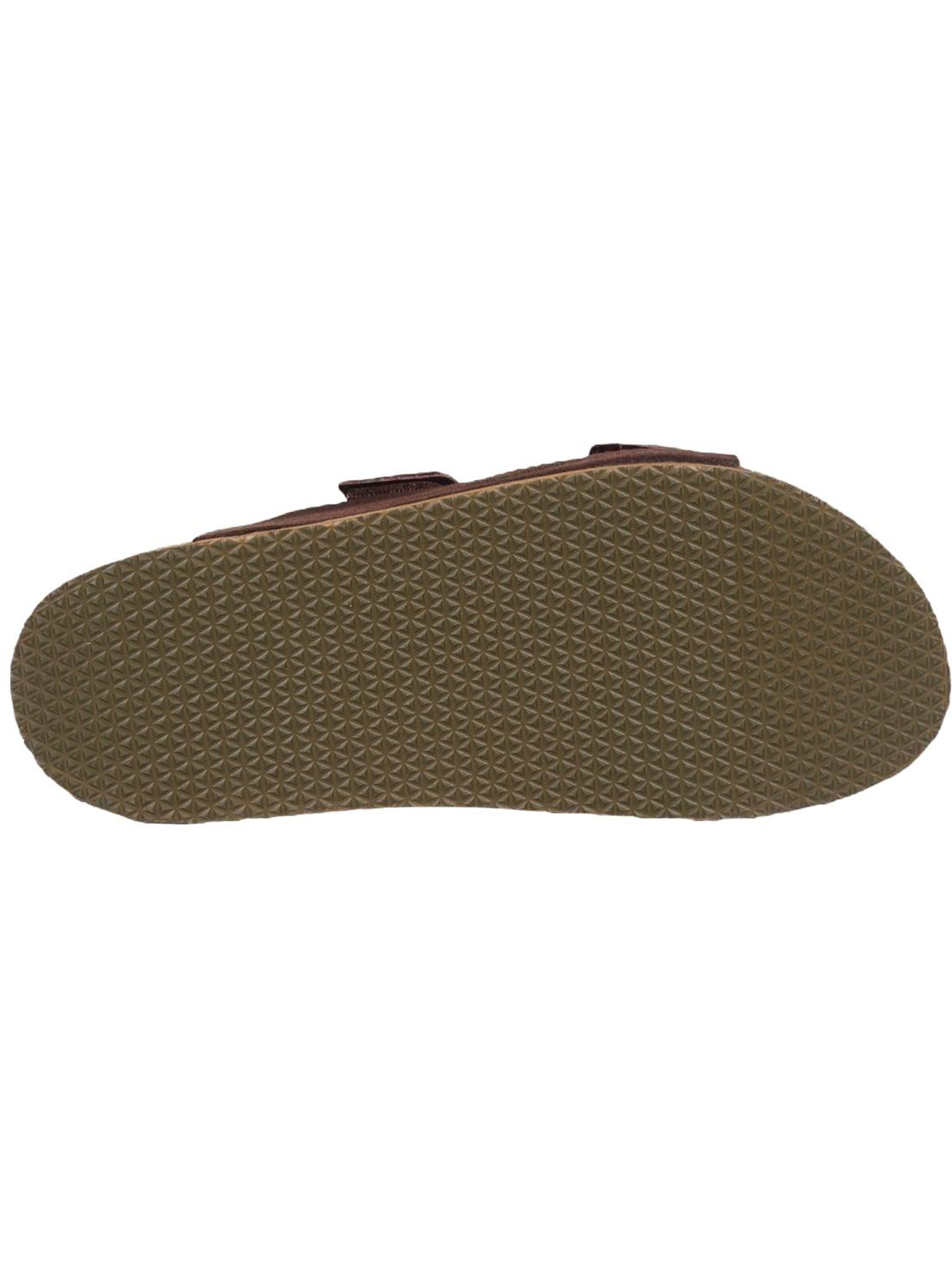 Desa - Zapatillas de casa 'DESA Damen-Wildleder-Sandalen mit Keilabsatz' en marrón