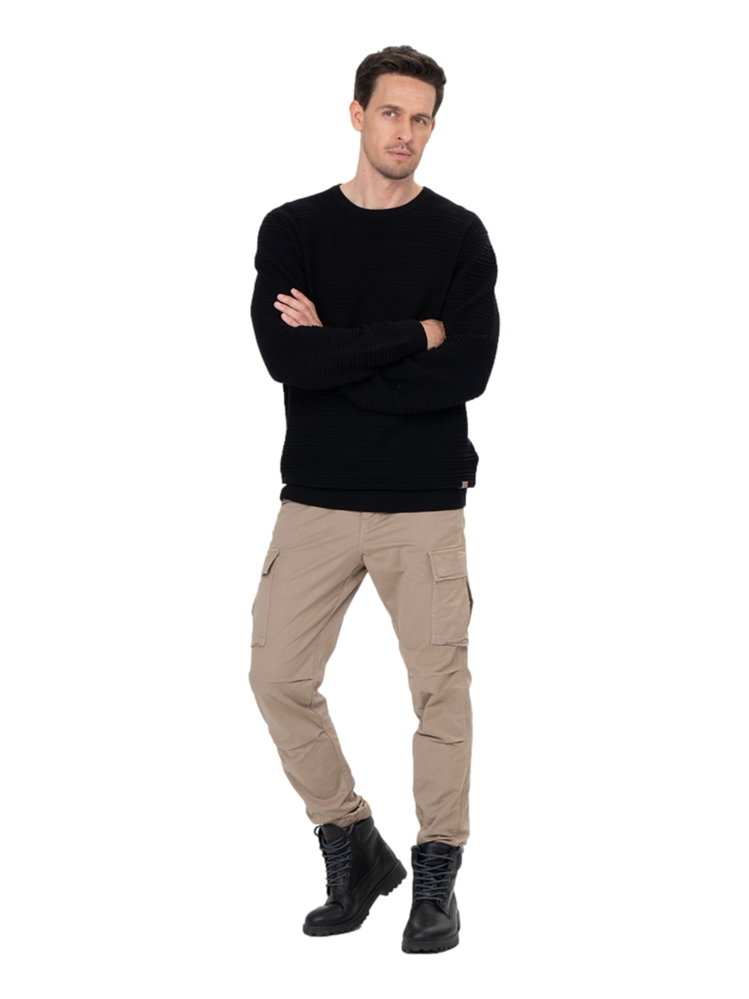 Key Largo Pullover 'Bern' i sort