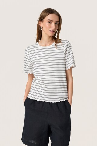 T-shirt 'SLEleanora' SOAKED IN LUXURY en gris : devant