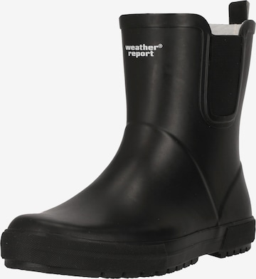 Weather Report Rubber boot 'Erick' in Black: front