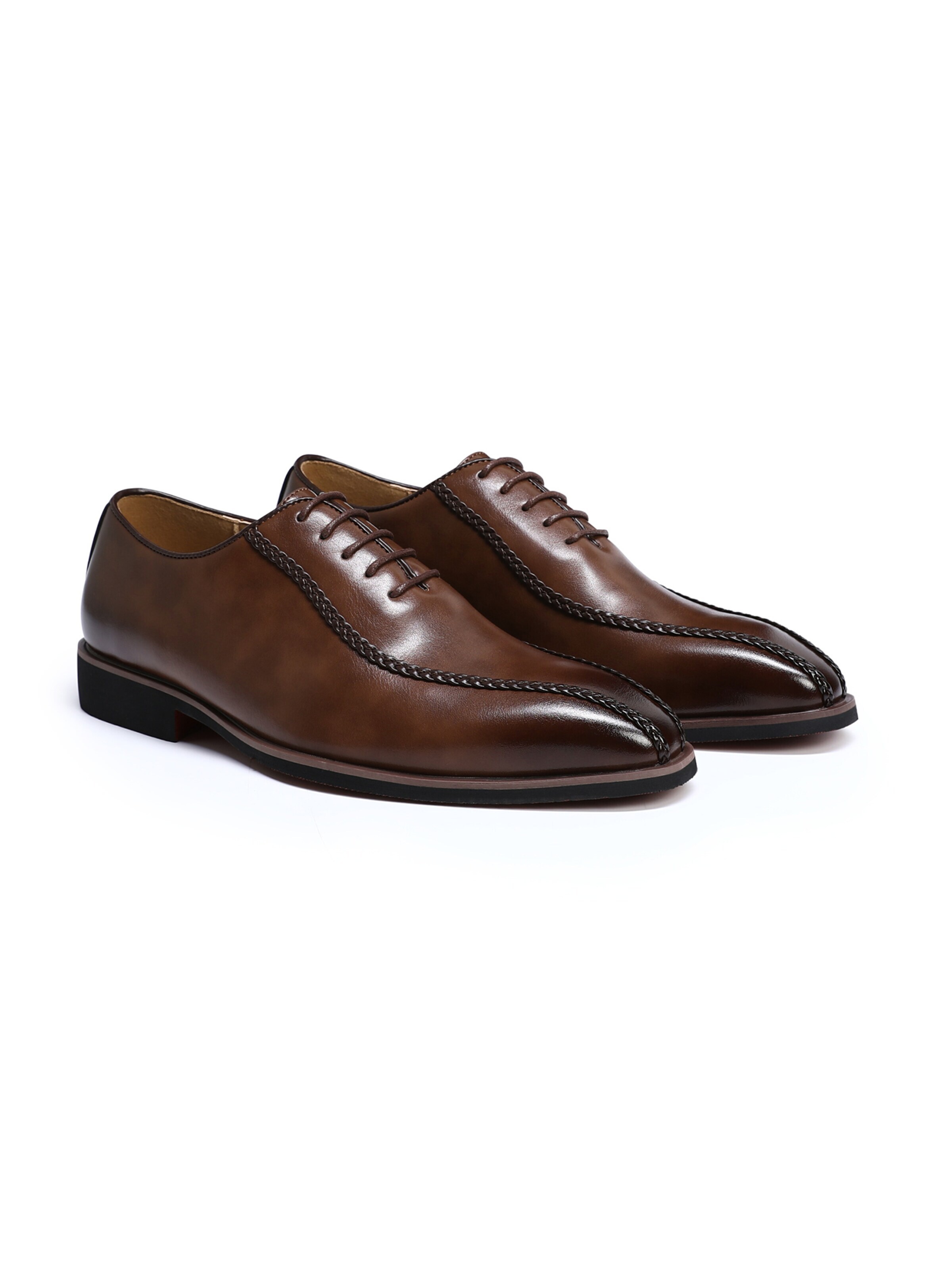 ALLTHEMEN Schnürschuh 'Morgenlicht'‌‌‌‌‌‌‌‌‌ in Braun