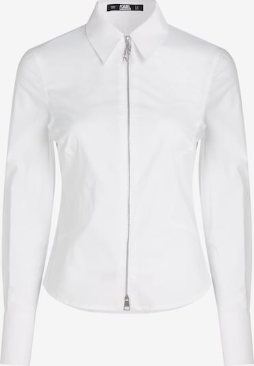 Bluză Karl Lagerfeld pe alb, Vizualizare produs