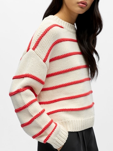 OBJECT Sweater 'OBJOda' in Beige