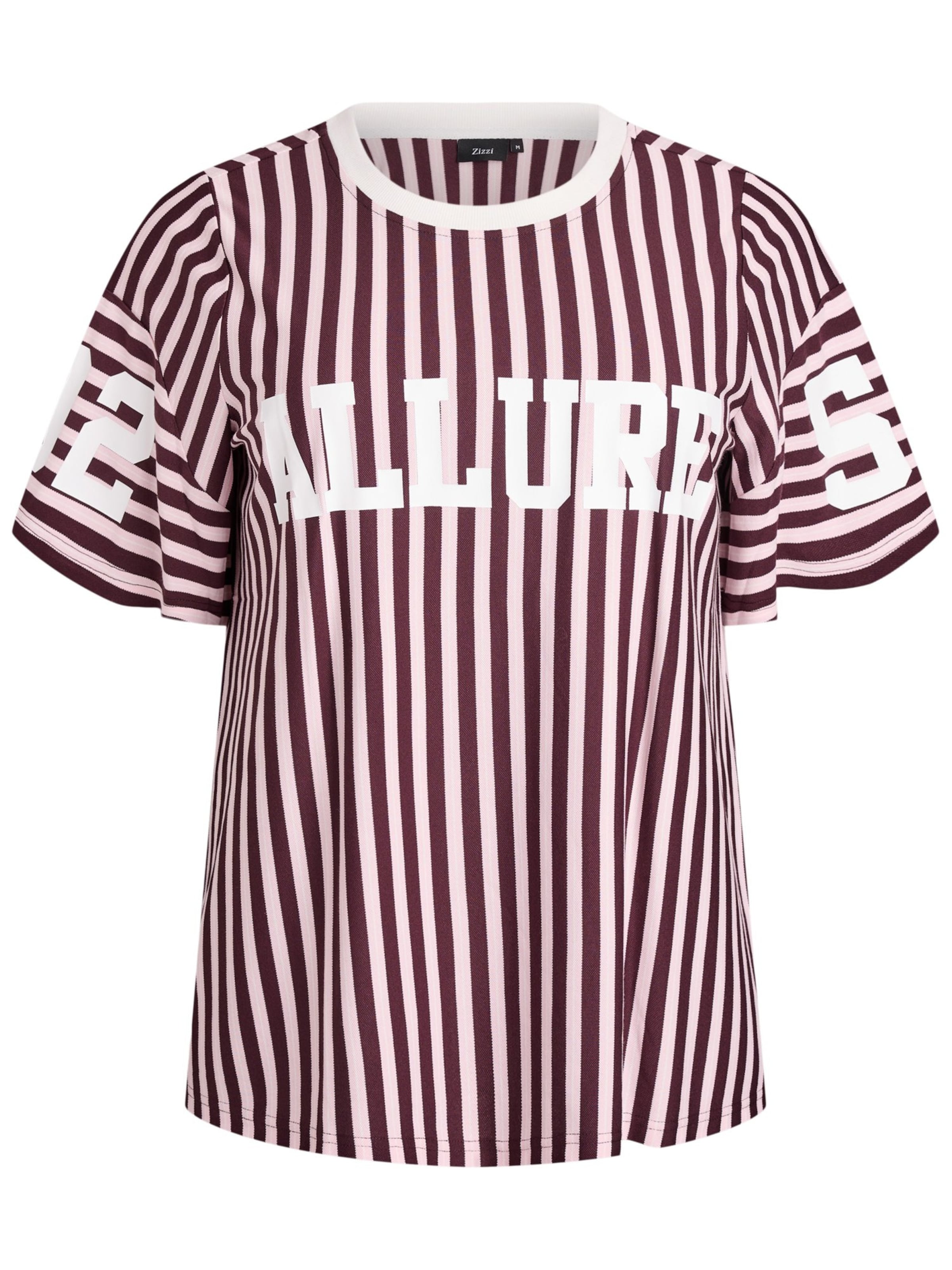 Zizzi Shirt 'Falka' in Rood: voorkant