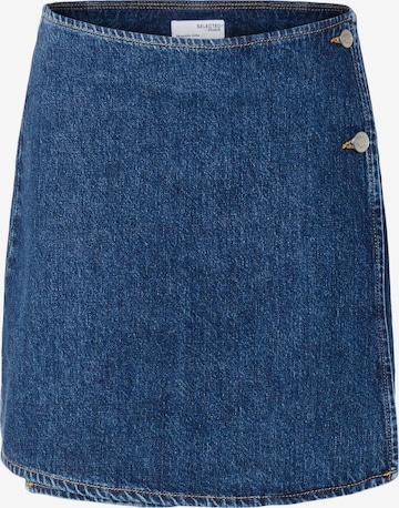 SELECTED FEMME Skirt 'Clair' in Blue: front