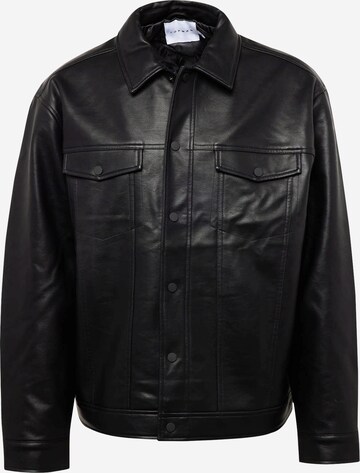 TOPMAN Prehodna jakna | črna barva: sprednja stran
