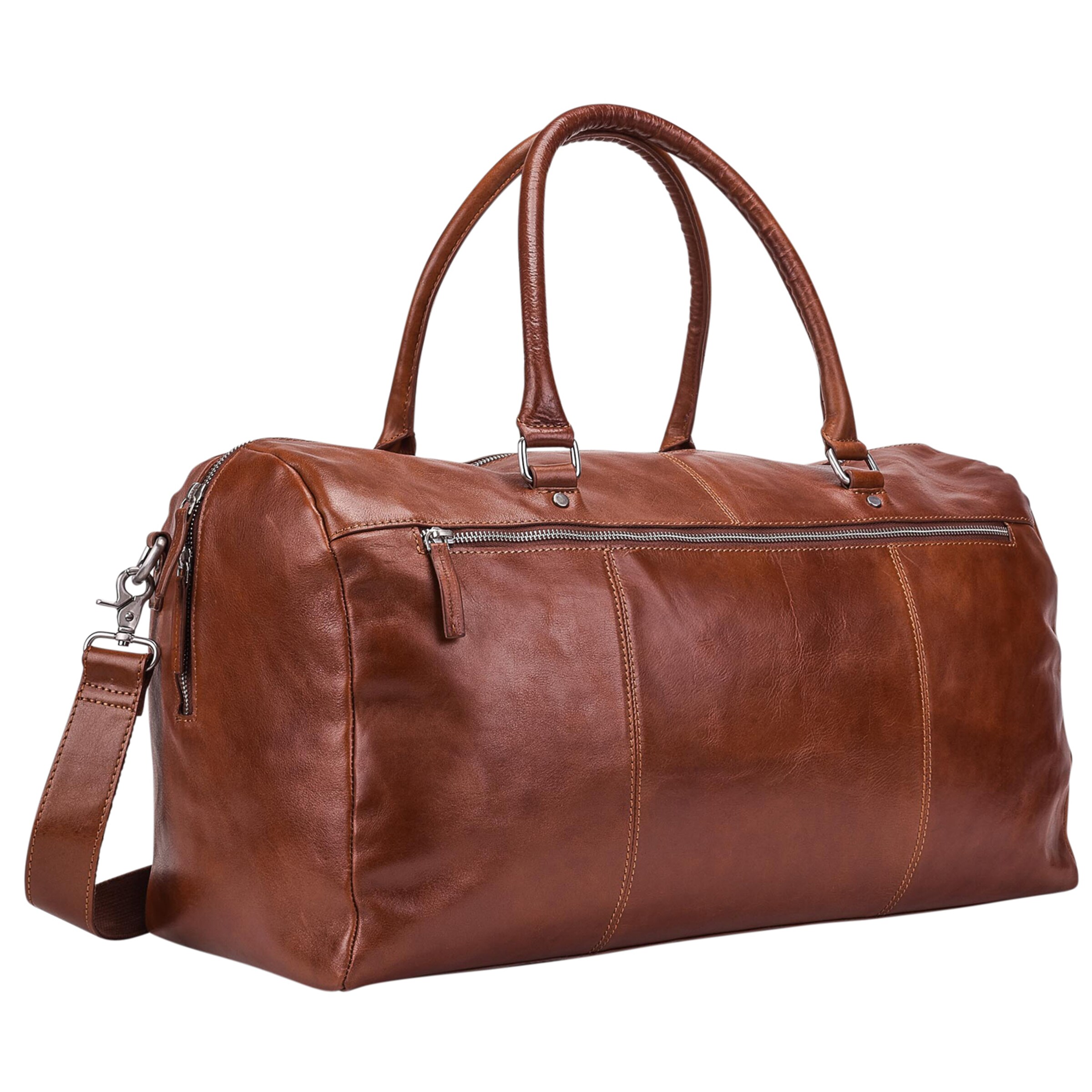 LEONHARD HEYDEN Travel bag 'Cambridge' in Brown: front
