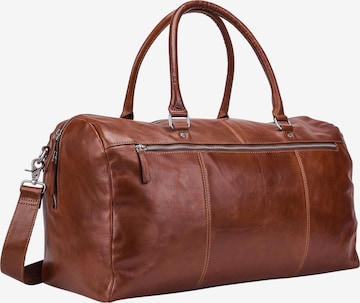 LEONHARD HEYDEN Travel Bag 'Cambridge' in Brown: front