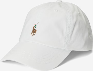 Polo Ralph Lauren Pet in Wit: voorkant