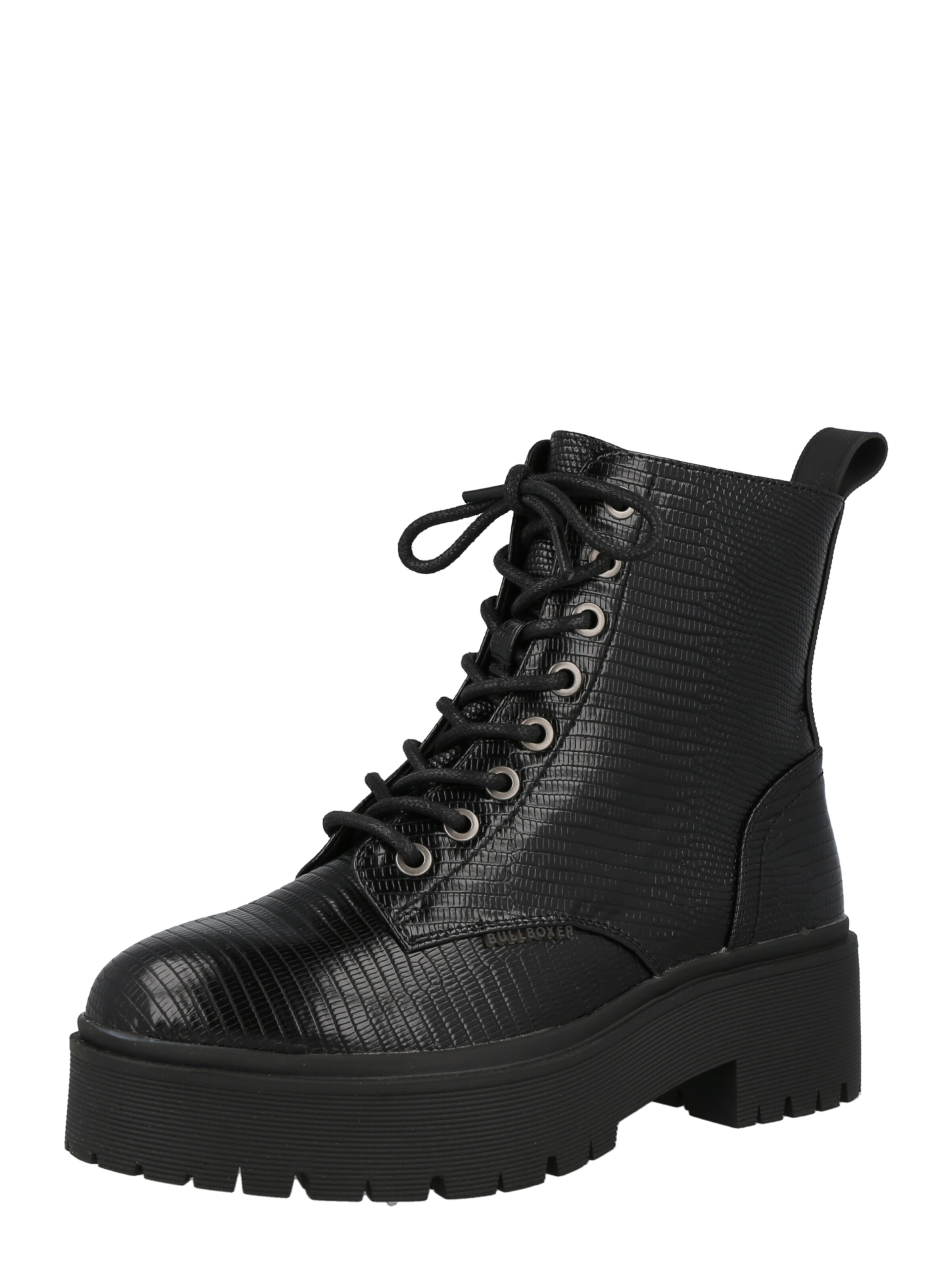 Stivaletto stringato di BULLBOXER in nero: frontale