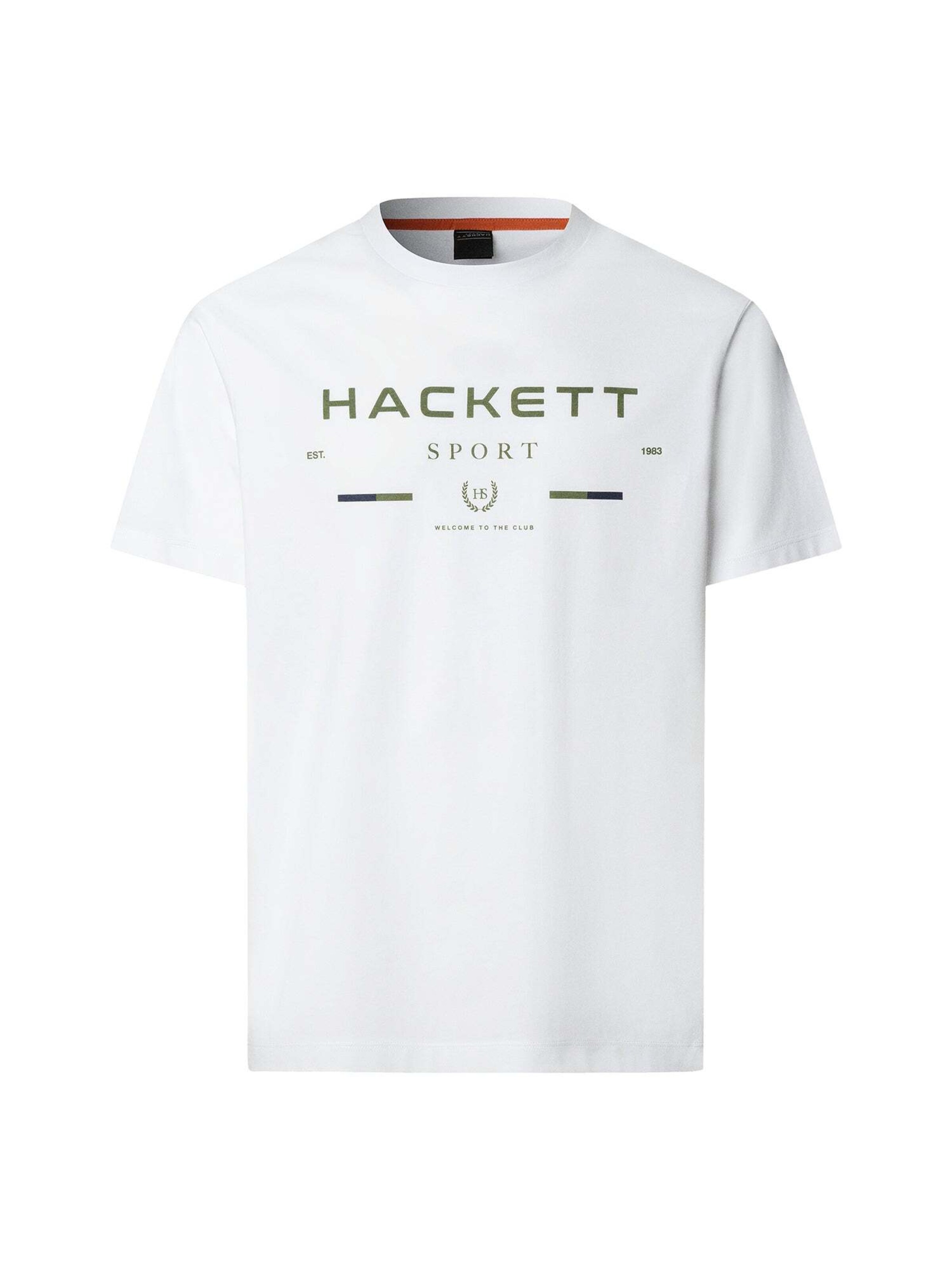 Maglietta di Hackett London in bianco: frontale