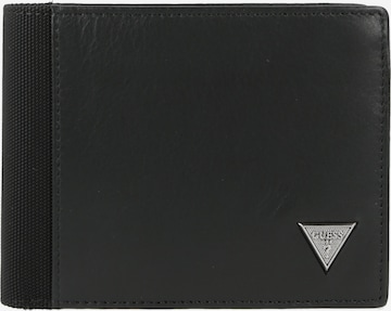 GUESSNovčanik 'BERNA' - crna boja: prednji dio