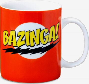 LOGOSHIRT Cup 'TBBT - The Big Bang Theory - Bazinga' in Red: front