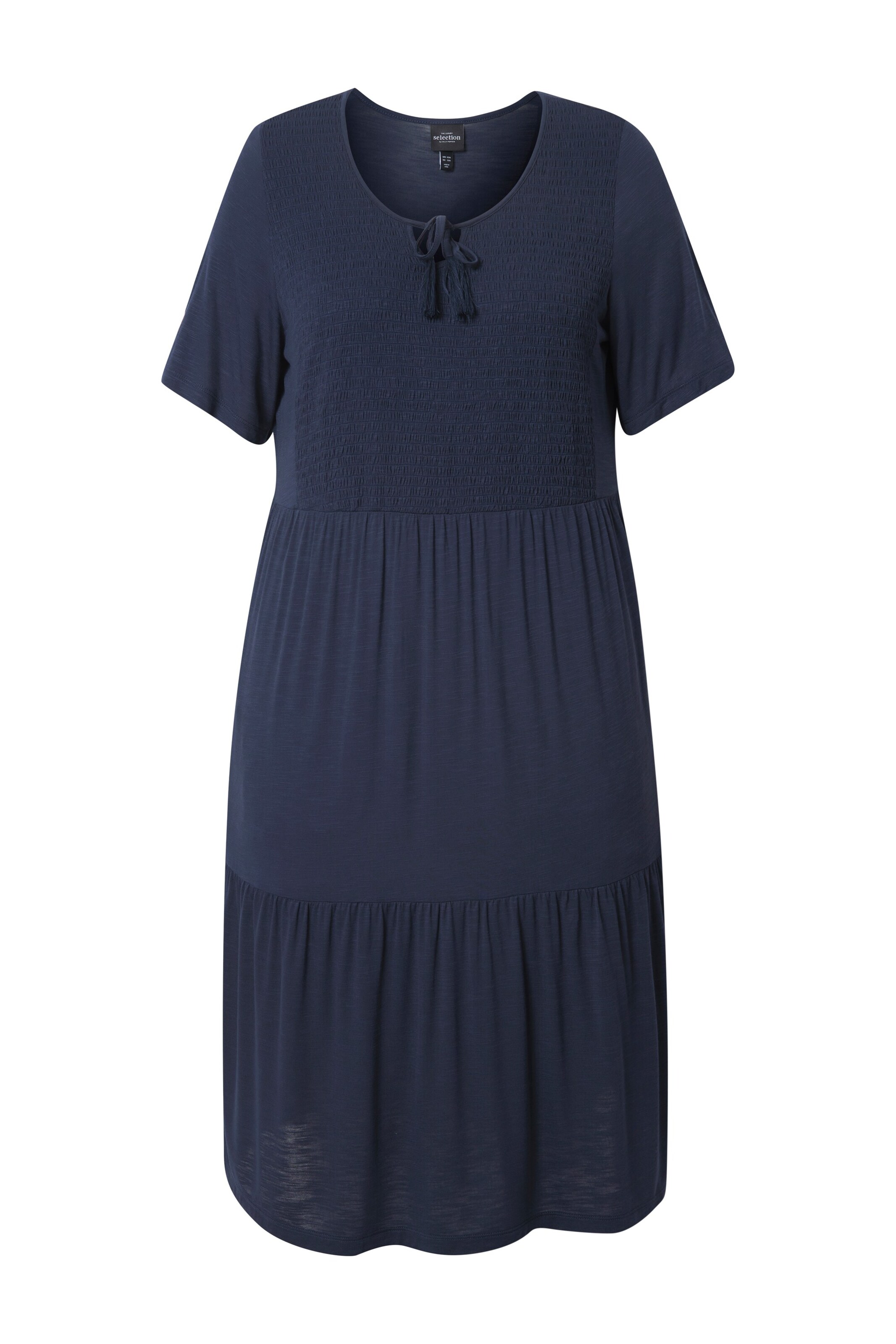 Ulla Popken Jurk in Blauw: voorkant