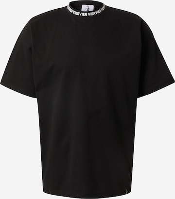 VIERVIER قميص 'Beren' بلون أسود: الأمام