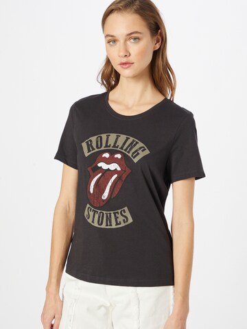 ONLY T-Shirt 'Rolling Stones' in Schwarz: Vorderseite