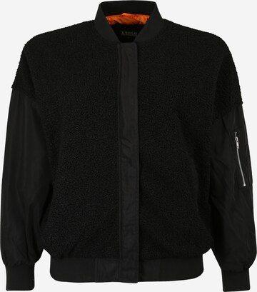 Urban Classics Between-Season Jacket in Black: front