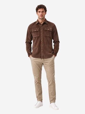 Gianni Lupo Regular fit Skjorta 'OVERSHIRT GL7844S' i brun