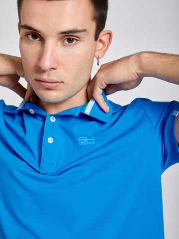 T-Shirt fonctionnel 'Polo' SPORTKIND en bleu