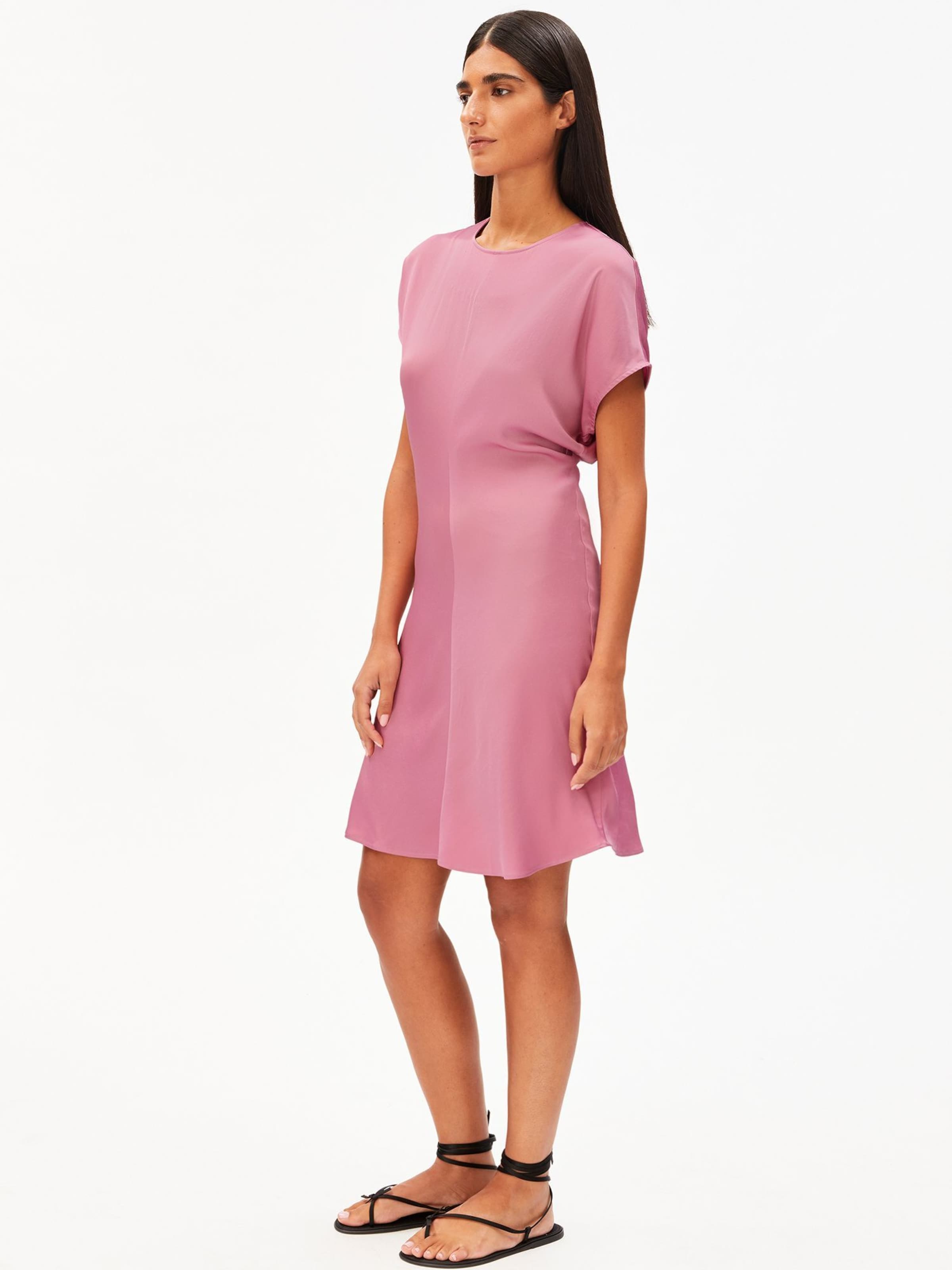 ARMEDANGELS Kleid SATIN BAT WING in Pink