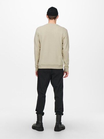 Coupe regular Sweat-shirt 'Ceres' Only & Sons en gris