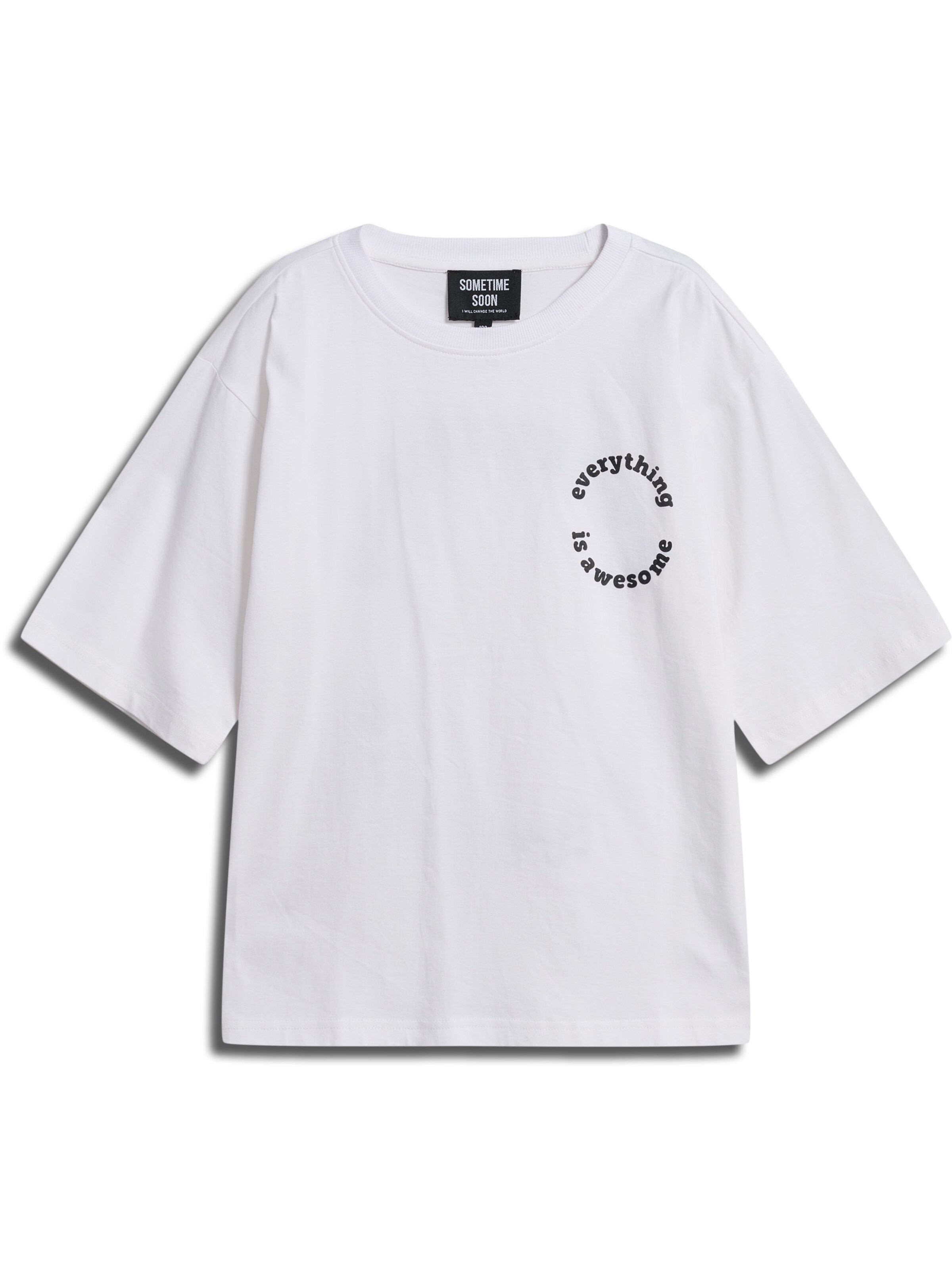 SOMETIME SOON Shirt 'Emmett' in Wit: voorkant