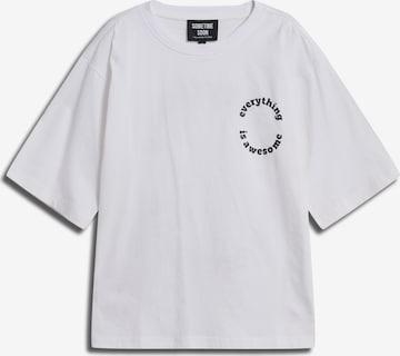 SOMETIME SOON Тениска 'Emmett' в бяло: отпред