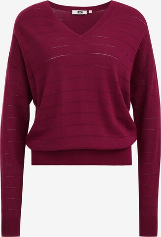 sarkans WE Fashion Džemperis: no priekšpuses