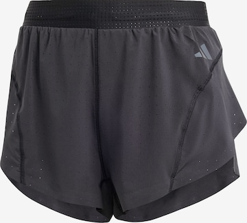 Coupe slim Pantalon de sport 'Adizero' ADIDAS PERFORMANCE en gris : devant