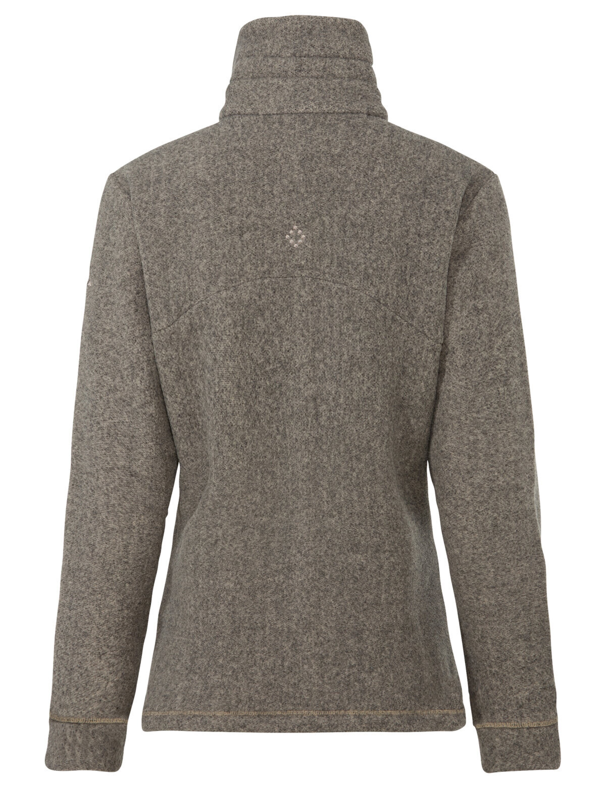 VAUDE Athletic fleece jacket 'Skomer' in Beige