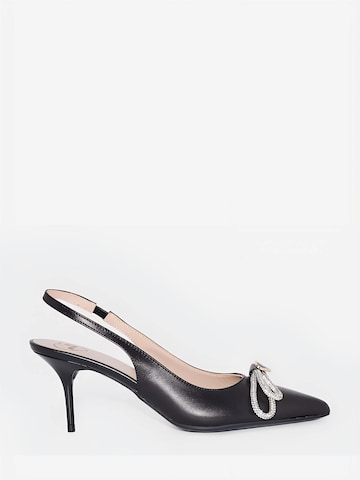 Décolleté di Love Moschino in nero: frontale