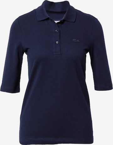 T-shirt LACOSTE en bleu : devant