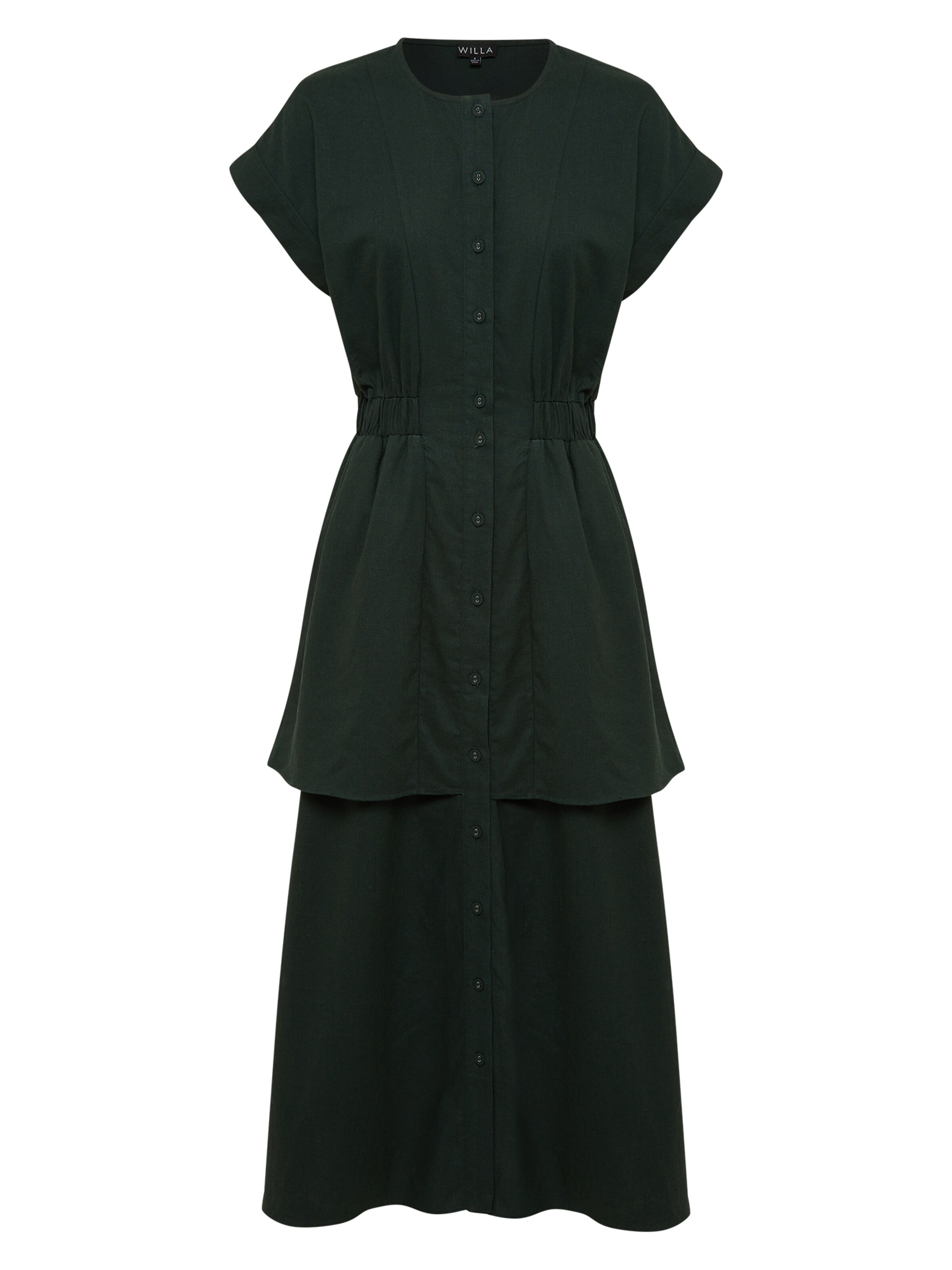 Willa Šaty 'TEDDY ' - Zelená: predná strana