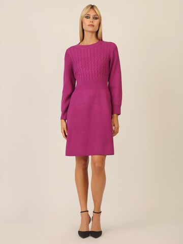 APART Strickkleid in Lila